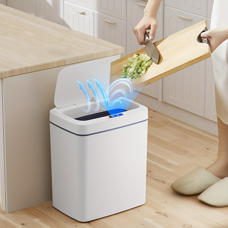 Smart Sensor Trash Can, 15L – Hygienic, Silent and Odorless