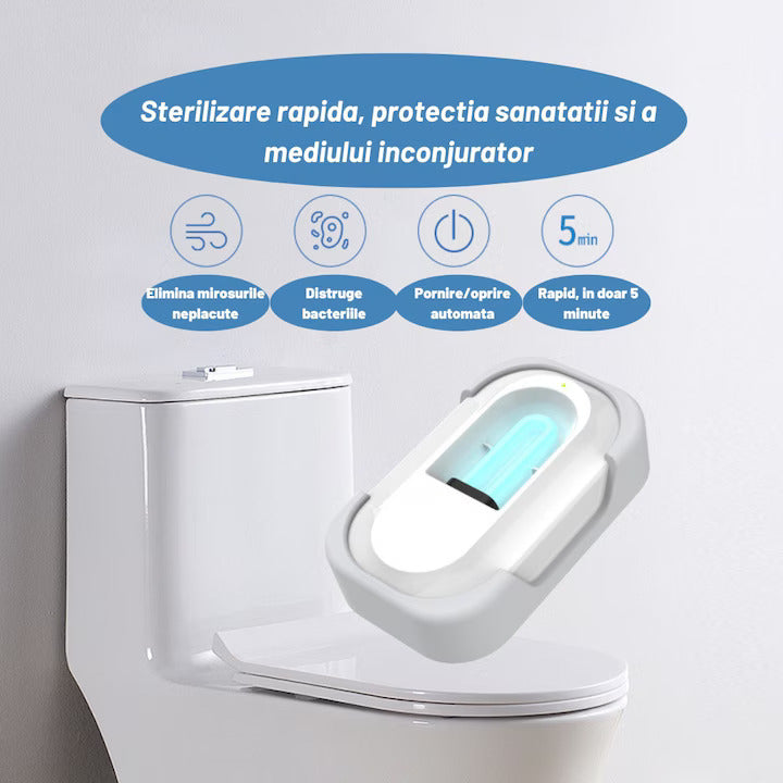 Smart UV Lamp for Toilet – Automatic Disinfection and Odor Elimination